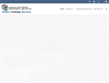 Tablet Screenshot of insightbtr.com